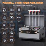 Foxwell JT400 GDI/EFI/FSI Fuel Injector Cleaner Machine – 4-Cylinder Heated Ultrasonic Tester - Image 7
