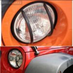 6pcs Black Light Guard Rear Tail Lamp Covers Kit Jeep Wrangler JK 2007-2017 - Image 5