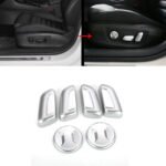 6pcs Electric Seat Adjust Button Decorative Cover SKODA Superb 2016-2018