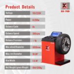 XK 70D Wheel Balancer Tire Balancers Machine Heavy Duty Auto Measurement Tools - Image 4