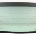Heated Back Window Back Glass W/O Wiper Hole Style Compatible with Toyota Prius 4 Door Hatchback 2010-2015 Models