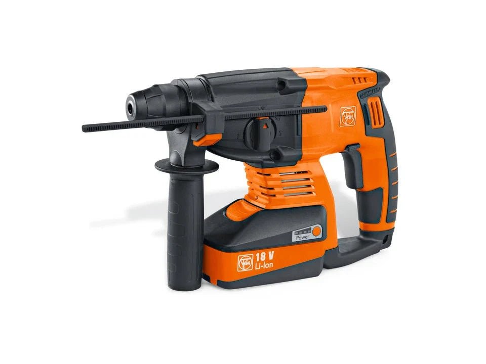71400161090-1__33737 FEIN 71400161090 ABH 18 Cordless Rotary Hammer Drill Kit with 2 Li-Ion Batteries & Rapid Charger – Heavy Duty SDS Plus Hammer Drill Machine for Concrete Masonry & Professional Construction Use - Image 1