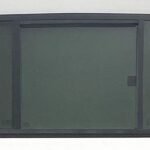 Rear Sliding Window Glass 3 Panel Back Slider W/New Gasket Compatible with Ford Super Duty / F100 / F150 / F250 / F250HD / F350 / F600 / F700 / F800 1973-1996 Models