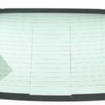 Heated Back Window Back Glass Compatible with Kia Spectra 4 Door Sedan 2005-2009 Models