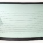 W/O Wiper Hole Style Heated Back Window Back Glass Compatible with Mitsubishi Lancer 4 Door Sedan 2002-2007 Models