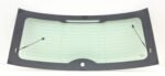 Heated Back Window Back Glass with 2 Connector Leads Compatible with Mini Cooper 2 Door Hatchback 2010-2015 Models - Image 2