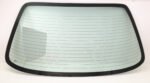 Heated Back Window Back Glass Compatible with Toyota Corolla/Chevrolet Prizm 4 Door Sedan 1998-2002