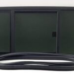 Back Sliding?Window Glass Manual Back Slider With Gasket Compatible with Ford Ranger/Mazda B2300/Mazda B3000/Mazda B4000 2 Door Standard Cab Pikcup 1983-1997 Models