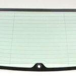 Rear Heated Back Window Back Glass Compatible with Volkswagen Rabbit / GTI / R32 2006-2009 Models