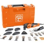 FEIN 72296861090 MultiMaster MM700 Max Top Set Corded Oscillating Multi Tool Kit with Saw Blades Sanding Accessories Scraper and Dust Extraction System