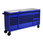Homak | 72” RS Pro Series 16 Drawer Roller Cabinet with Stainless Steel Top - Image 2