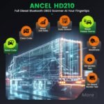 ANCEL HD210 Heavy Duty Truck Scanner for Volvo Speed Limit & Idle Reset Tool - Image 7
