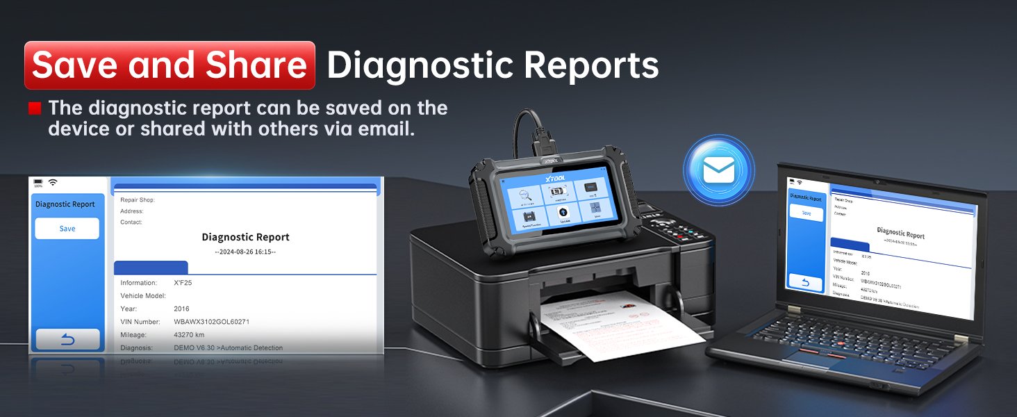XTOOL IP500 OBD2 scanner diagnostic tool