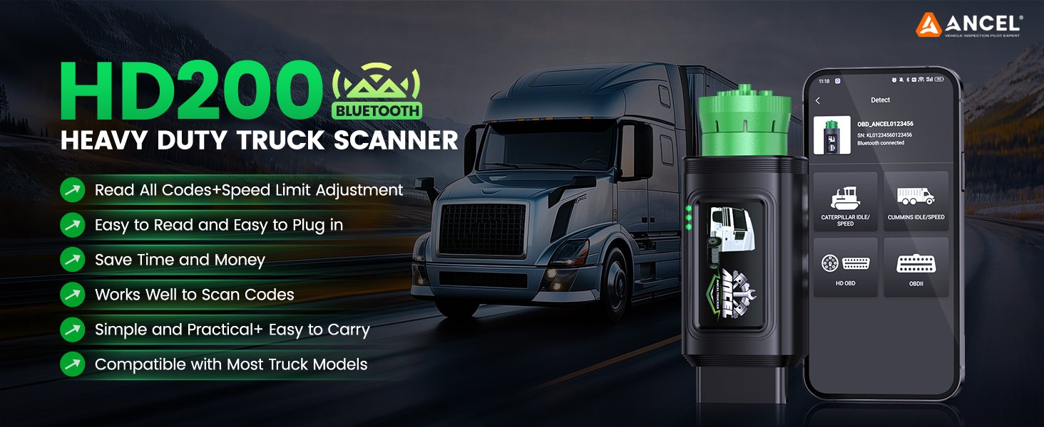 ANCEL HD200 Truck Application