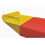 AMGO PX001 Extended Wheel Stops For AX-12 (Each) - Image 2