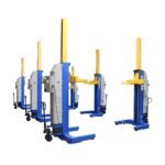 Atlas 18,500lb Mobile Column Lift System, 6 Units, 24v Battery w/ Cable Communication, ALI Certified SKU ATEML-6051BC