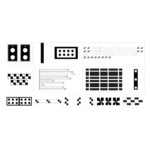 Standard Frame AVM Camera Calibration Package: Includes AVM & RCW floor patterns for Volkswagen, Honda, Hyundai, Kia, Cadillac, Mitsubishi, Toyota, Nissan, and Mercedes. Compatible with Autel Standard Frame.