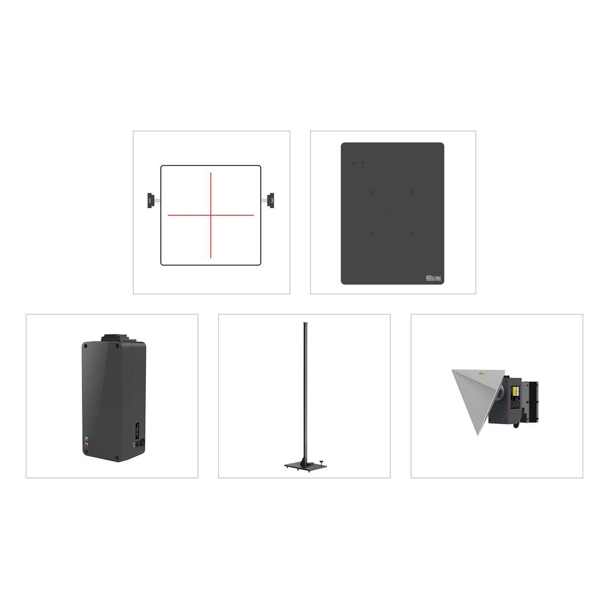 AULADASRAD1_1200Wx1200H Standard Frame Radar Calibration Expansion Package: Includes ACC adapter, Doppler radar box, Continental radar plate, and corner reflector for calibrating radar-based safety systems like ACC & BSM. - Image 1
