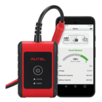 Autel MaxiBAS BT506 Battery Tester: In-vehicle & out-of-vehicle testing for 6-12V batteries, 100-2000 CCA, 12/24V systems, Flooded/AGM/AGM Spiral/EFB/GEL, free mobile app support.