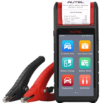 Autel MAXIBAS BT608 Battery & Electrical System Analyzer: Advanced battery, starter & alternator testing, SoC/SoH diagnostics, adaptive conductance, in/out-of-vehicle testing, thermal printing, & vehicle-specific battery registration.