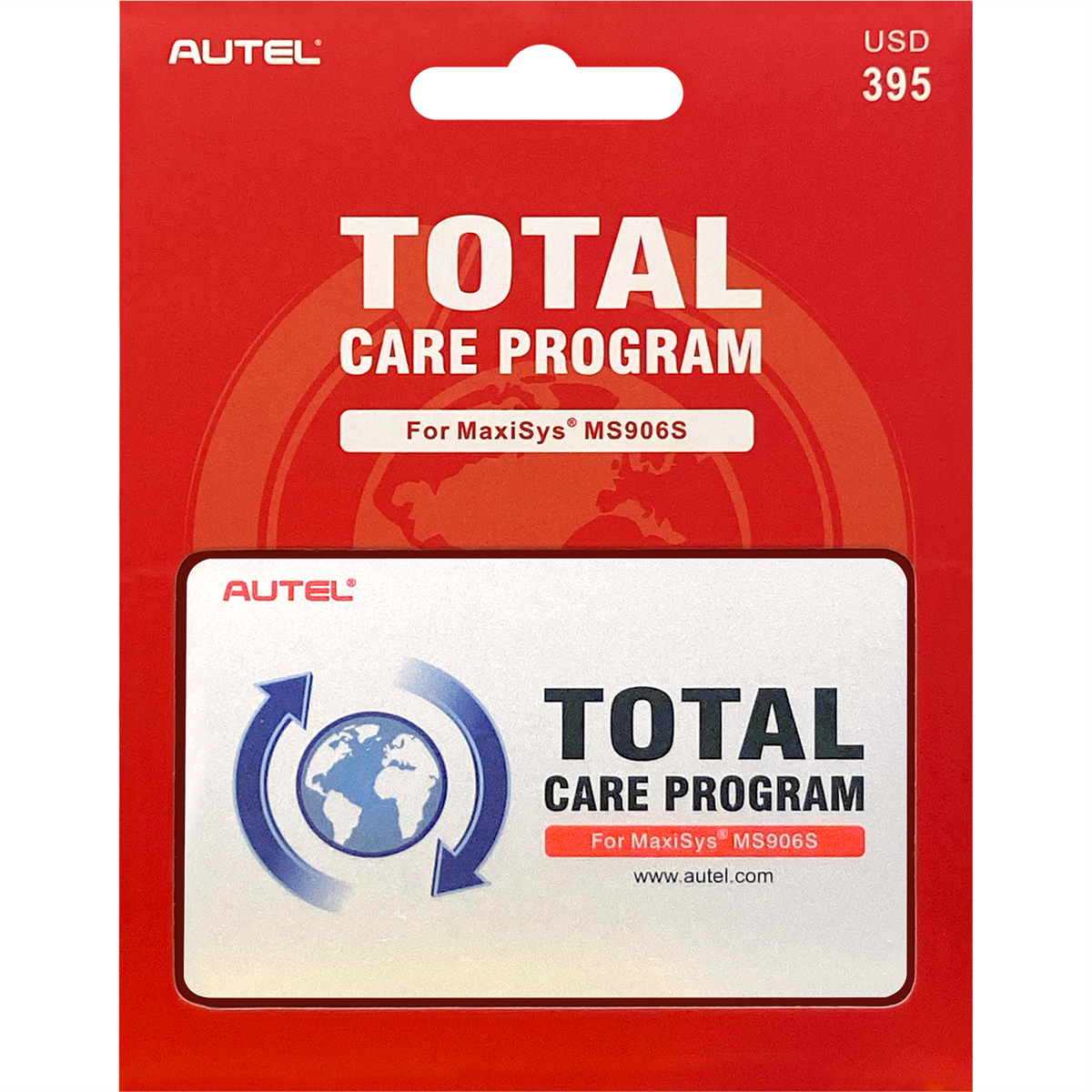 AULMS906S1YRUP_1200Wx1200H Autel Total Care Program for MS906S: 1-Year Warranty & Software Extension, includes vehicle coverage, software updates, new tablet features, AutoAuth & OE-server authentication access. - Image 1