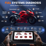ANCEL MT700 PRO Motorcycle Full System Diagnostic Tool OBD2 Scanner - Image 6