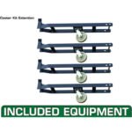 Atlas 408SL 8,000 lb Portable 4-Post Storage Lift + FP8 8-Piece Floor Panel Combo - Image 25