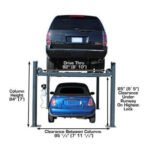 Atlas 408SL 8,000 lb Portable 4-Post Storage Lift + FP8 8-Piece Floor Panel Combo - Image 6
