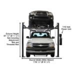 Atlas Garage PRO8000EXT-L 8,000 lb 4-Post Lift with Pro-Floor 8-Panel Combo - Image 4