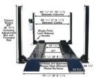 Atlas Garage Pro 8000 Portable Four Post Lift - Image 9