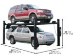 Atlas Garage Pro 9000 HD Portable Four Post Lift - Image 2
