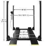 Atlas APEX 8 4 Post Lift, 2 x ProJack35 Sliding Jacks Combo SKU ATEATTD-APEX8-COMBO - Image 12
