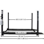 Atlas APEX 8 4 Post Lift, 2 x ProJack35 Sliding Jacks Combo SKU ATEATTD-APEX8-COMBO - Image 13