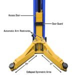 Atlas 12,000 lb 2 Post Lift, Extra Wide, Tall, ALI Certified SKU ATEAP-PVL12 - Image 5