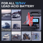 TOPDON Tornado90000 Smart Battery Charger | 12V & 24V Lead-Acid & Lithium Charger for AGM, GEL, EFB Batteries | 6 Charging Modes, 9-Step Smart Charging, ECU Programming, 5-90A - Image 8
