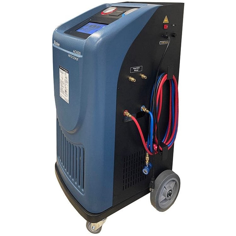 Bludee-AC600-AC-Machine-Front-View Bludee AC600 Auto Recovery Recycle Recharge Machine for 1234yf - Image 1