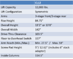 Challenger CL-12A Series 12K Heavy-Duty Two-Post Adjustable Lift - Image 2