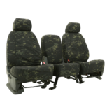 Custom Fit Ballistic Seat Cover - Camo Multicam Classic Black