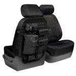 Custom Fit Ballistic Tactical Seat Cover - Black