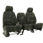 Custom Fit Ballistic Tactical Seat Cover - Camo Multicam Classic Black
