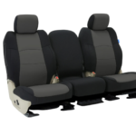 Custom Fit CR-Grade Neoprene Seat Cover - Medium Gray with Black