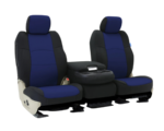 Custom Fit Neosupreme Seat Cover - Blue with Black - Image 2