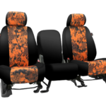 Custom Fit Neosupreme Seat Cover - Camo Inferno With Black