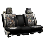 Custom Fit Neosupreme Seat Cover - Camo Mossy Oak with Black