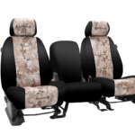 Custom Fit Neosupreme Seat Cover - Camo Nomad With Black