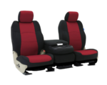 Custom Fit Neosupreme Seat Cover - Red with Black - Image 2