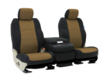 Custom Fit Neosupreme Seat Cover - Tan with Black - Image 2