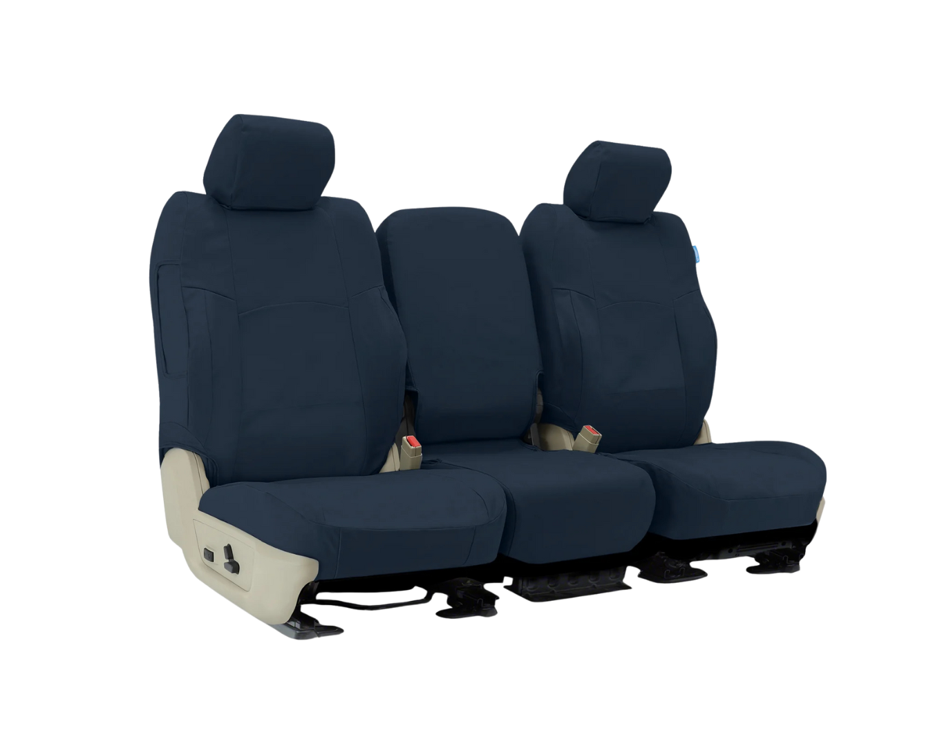 Custom-Fit-Polycotton-Drill-Seat-Cover-Navy-Blue-1 Custom Fit Polycotton Drill Seat Cover - Navy Blue - Image 1