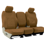 Custom Fit Polycotton Drill Seat Cover - Tan