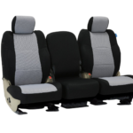Custom Fit Spacermesh Seat Cover - Gray with Black